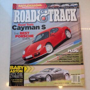 Road & Track Magazine Road Test: The Best Porsche Ever! November 2005